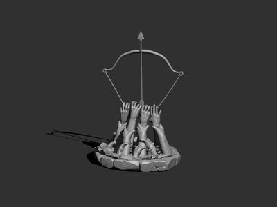 Hunt Showdown Fanart Trait Hundred Hands 3D Print