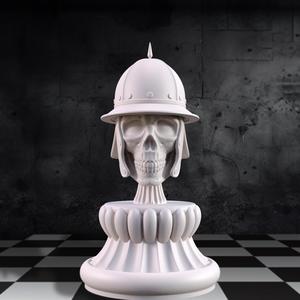 SKULL PAWN CHESS PIECE