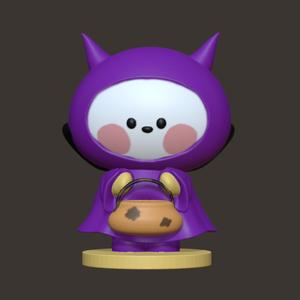 BT21 Minini Halloween Edition - Evil Chimmy Mini Figurine
