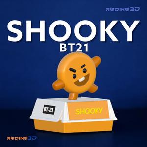 SHOOKY BT21 BTS FIGURES - SHOOKY BT21 BTS FIGURES