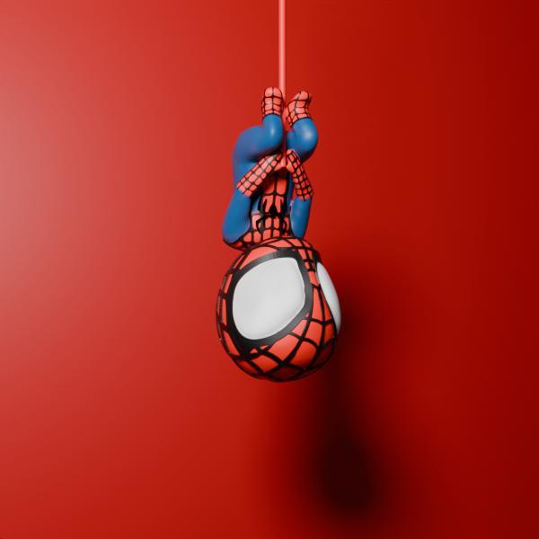 Christmas Tree Ornament Chibi Spider Man