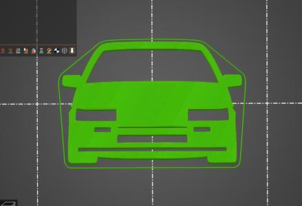 Toyota Corolla AE86 Toothpaste Squeezer