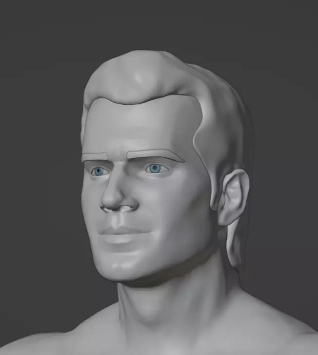 henry cavil sculpt