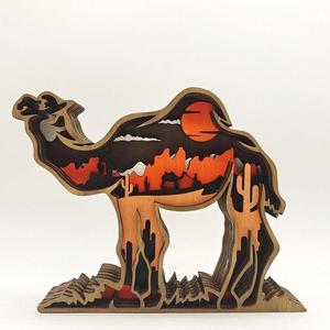 Wooden Camel Ornament Template - Laser Cut DIY Decor