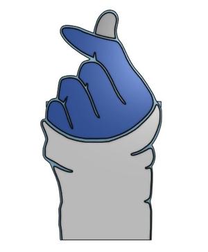 Finger Heart Photocard Holder