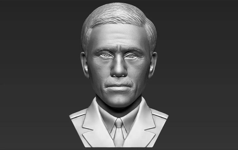 Hans Landa bust 3D printing ready stl obj formats