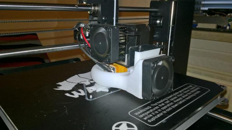 Circular Cooler for Wanhao i3 Plus with Stock Fan