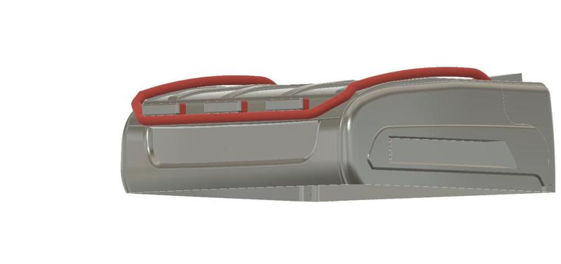 Scania R620 roof lamp bracket