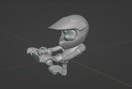 Tamiya 1/10 RC Multipurpose Driver Figure (Rider type)