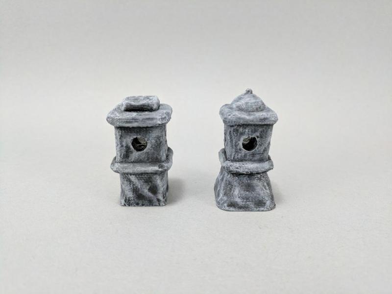 28mm Stone Lanterns (Toro)
