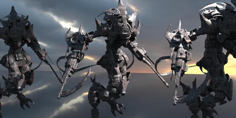 Bionic samurai low res model 1