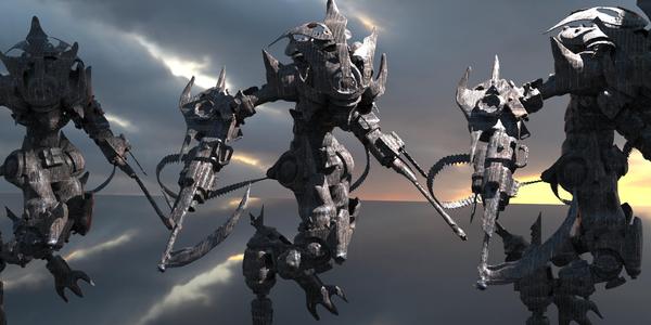 Bionic samurai low res model 1