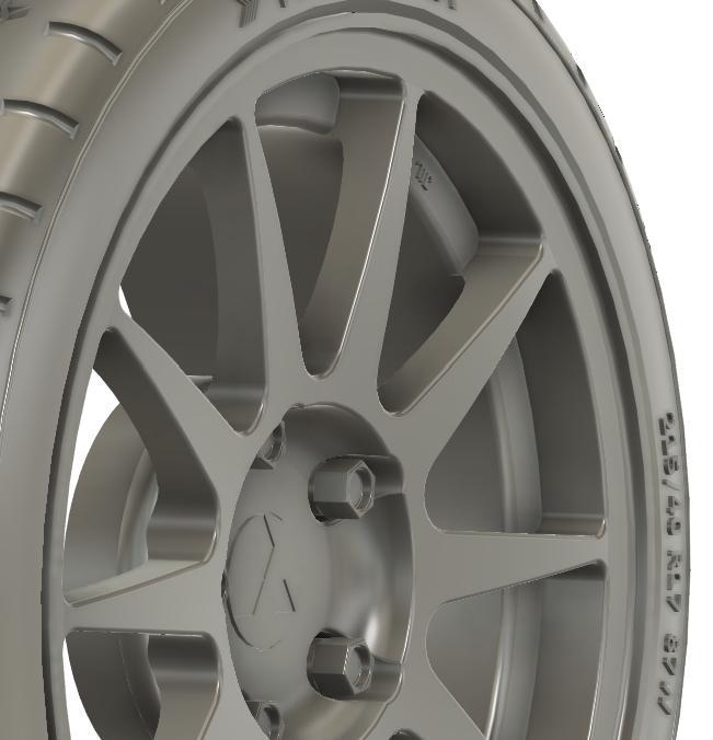 1/24 17x7.5 Enkei Mit EVO 6.5 Tommi Makin wheels