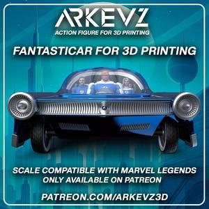 Fantasticar  Compatible with Marvel Legends 1 12 Scale