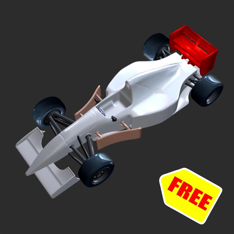 F1 CAR TYPE MCLAREN MP4-8 FREE