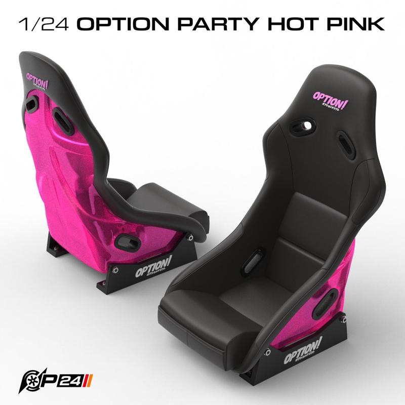 1/24 Option Party Hot Pink seat