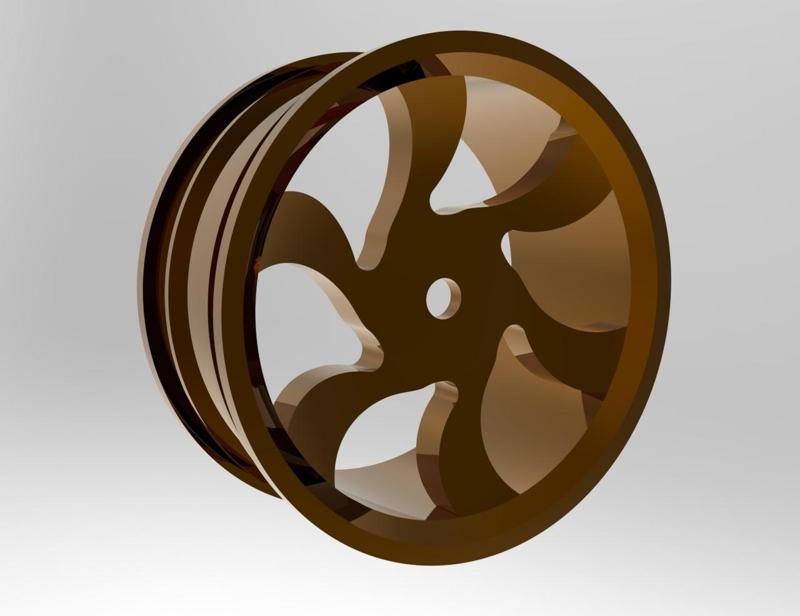 Tamiya Ø44-52 Rim - Ninja Blade Style | High-Performance RC Aesthetic