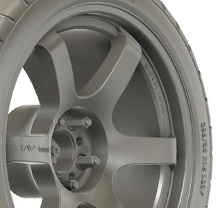 1/24 18x10.5 (F3) Rays Gram Lights 57DR Spec D wheels