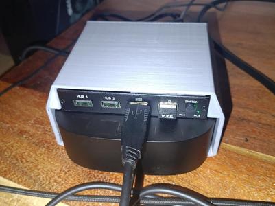 HP docking station kvm holder