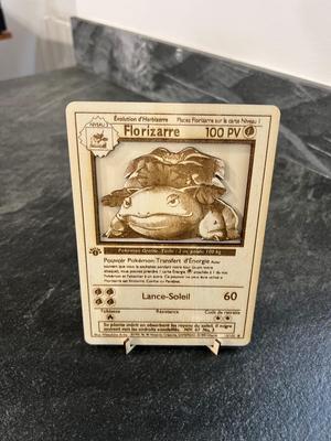 Pokemon Florizarre 1st Edition card