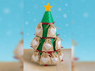 Modular Christmas Tree Advent Calendar