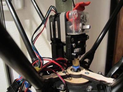 Support to mount a EZStruder as direct drive on a BI V2.5