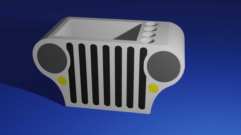 Jeep Grill Business Card Holder