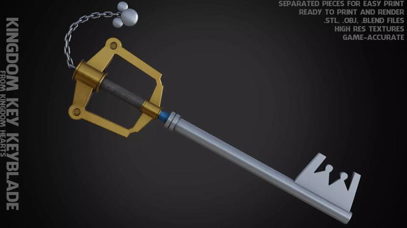 Kingdom Hearts Sora Kingdom Key for Cosplay