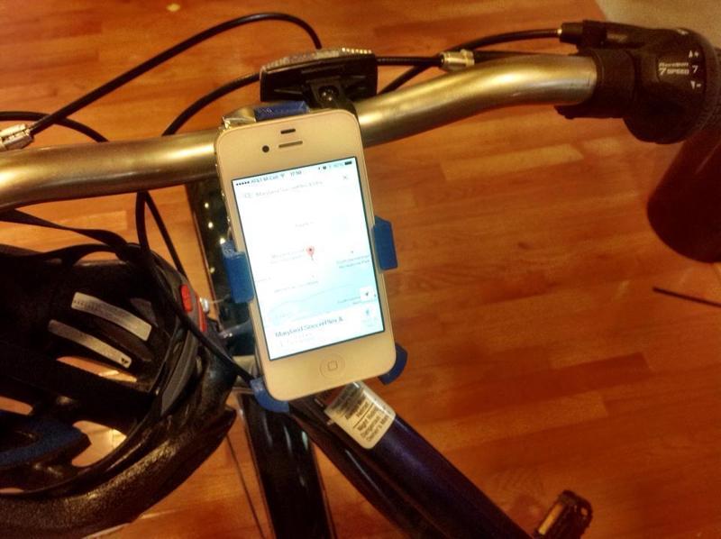 iPhone 4s bike mount revised.
