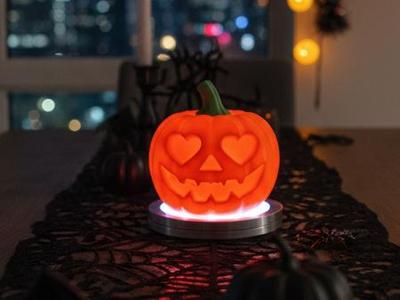 Halloween Heart Pumpkin