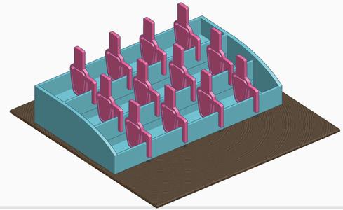 Nail polish organizer with divisions