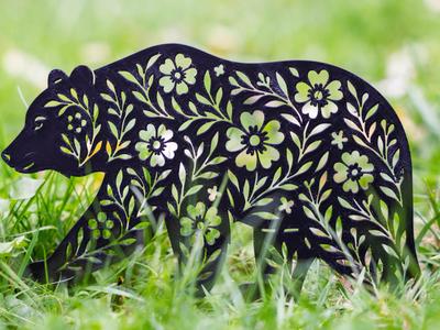 Bear decoration house garden decor