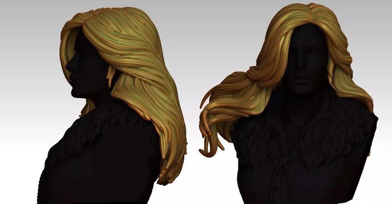 3D Hairstyles for girl V110