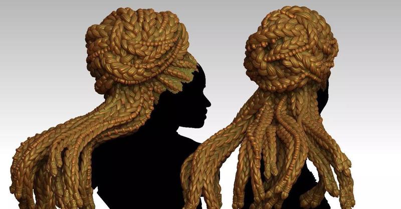 3D Hairstyles for girl V61