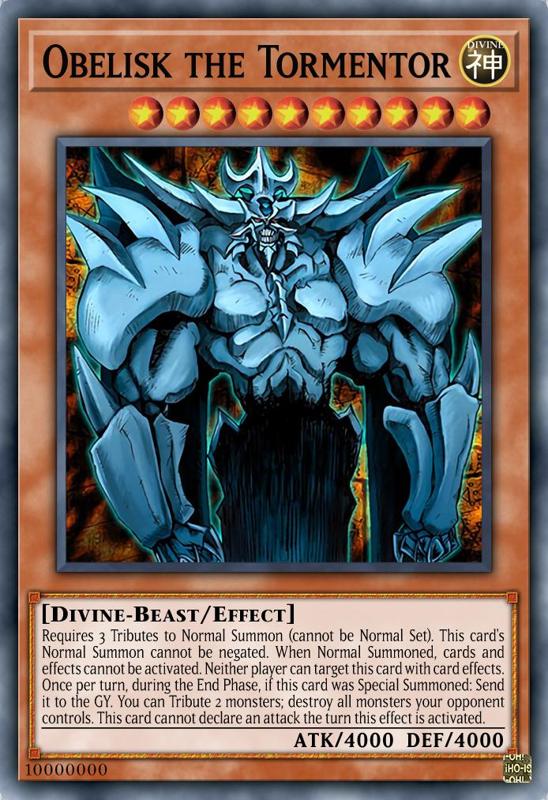 Obelisk the Tormentor(1st TCG) Night Light Lithophane