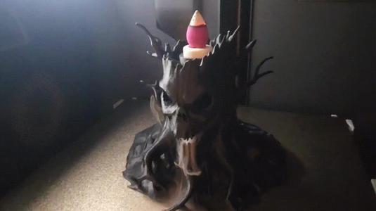 Spooky Halloween Tree Incense Cone Holder Boo 