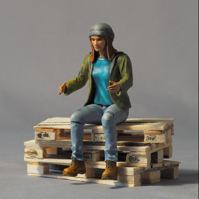 Aneta [A]  1/14th Scale Driver Figure for RC Trucks