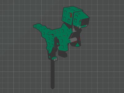 [cake topper] roblox - grow a garden - dino
