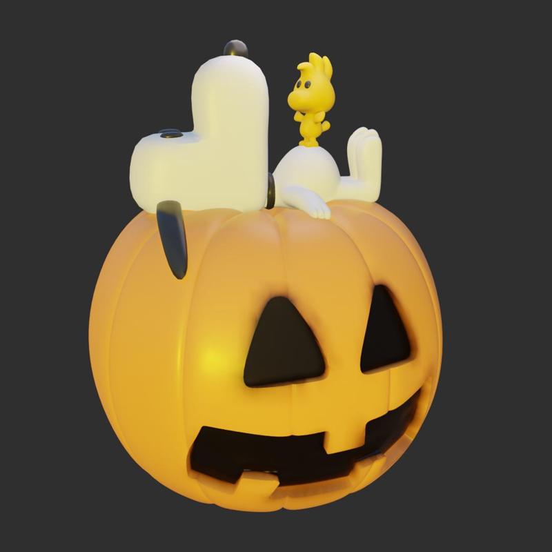 Funko Pop Snoopy & Woodstock with Pumpkin