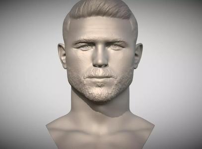 Canelo Alvarez bust for 3D printing