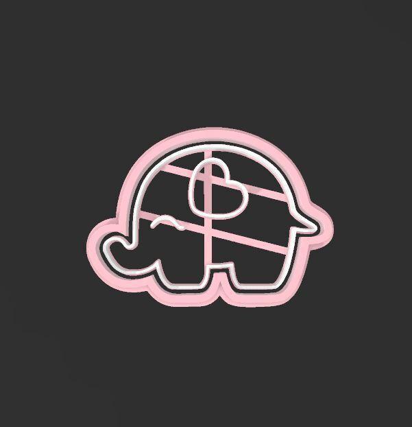 Tender elephant MIni Cortante 5cm