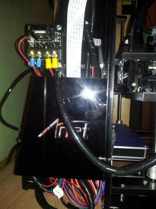 Anet A6 MOSFET holder and M3 wrench