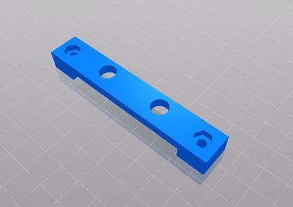 Dual MK8 mount block