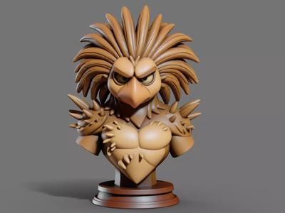 Blackheart Bust 3D print STL