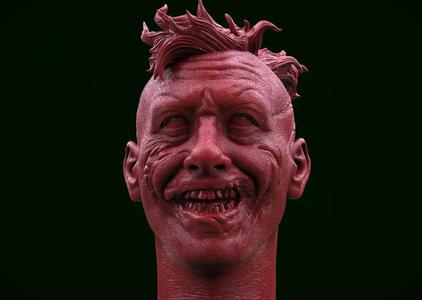Barry Keoghan Joker Head -The Batman