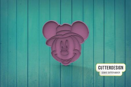 Mickey Mouse Safari Face Cookie cutter