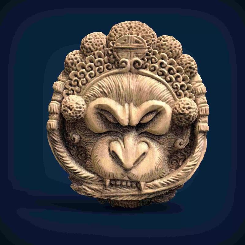 Carved panel painting STL