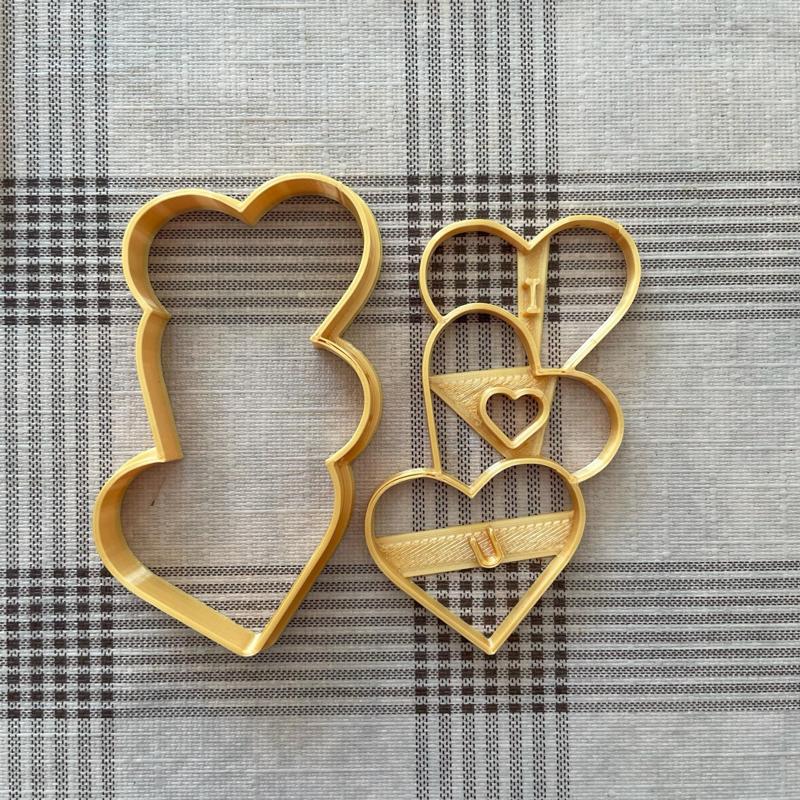 Valentine Hearts Cookie Cutter