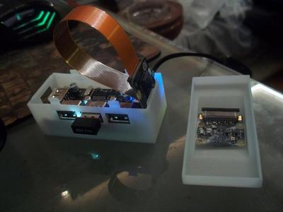 Pi Zero + Zero4U CCTV case