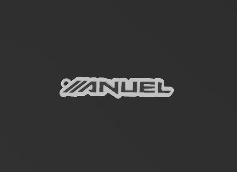 anuel logo keychain
